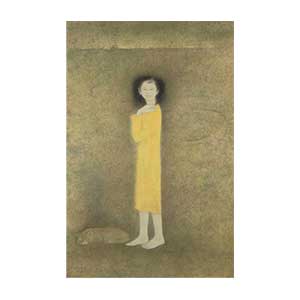 高山辰雄『少女』