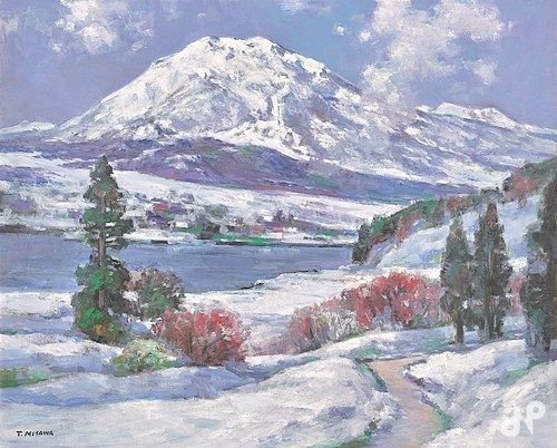 雪の黒姫山