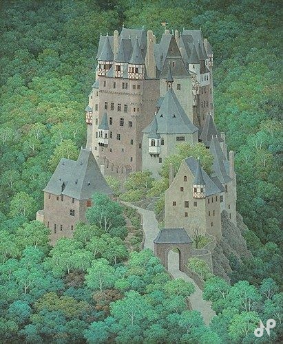 森の古城