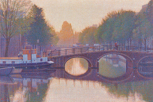 アムステルダムの朝