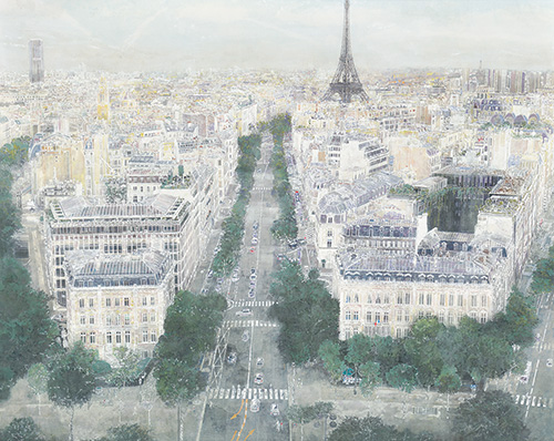 エッフェル塔のある風景