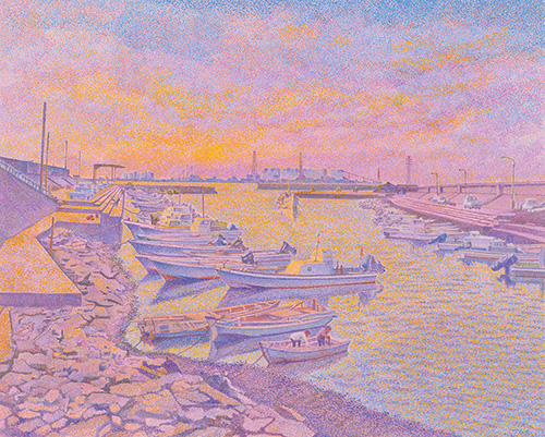 黄昏（栄生港界隈）