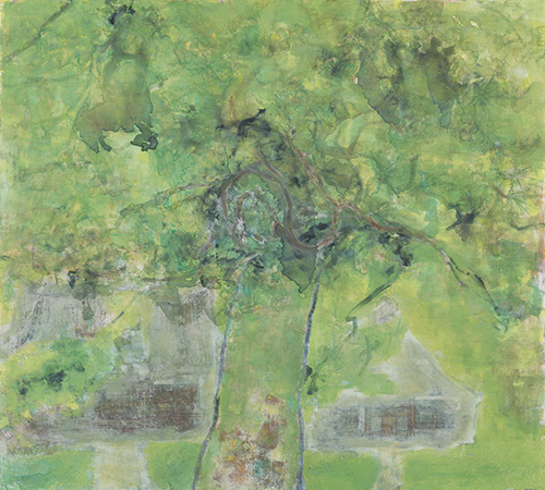 松が在る（東海道・藤枝宿　大慶寺）